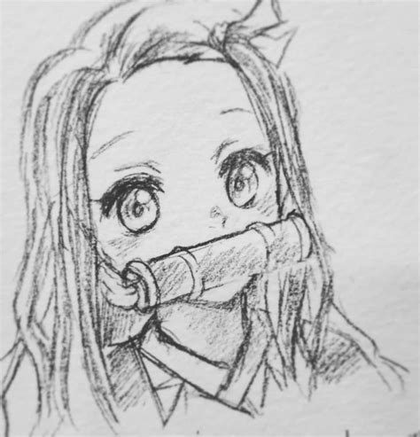 Nezuko Drawing Pencil