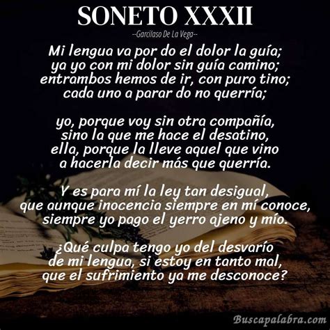 poema soneto xxxii de garcilaso de la vega análisis del poema My XXX