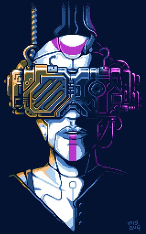 Cyberpunk Pixel Art Pixel Case