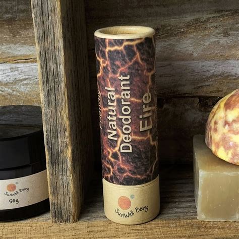 Eco Friendly Fire Element Natural Deodorant Sunwell Being