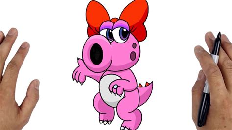 How To Draw Birdo Super MArio Art Simple How To Draw YouTube