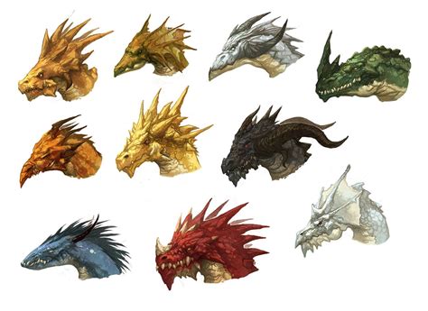 Dragon Heads By Njoo On Deviantart Dragon Artwork Fantasy Dragon