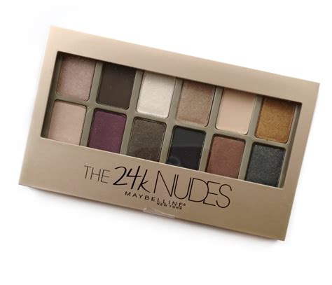 Maybelline The K Nudes Eyeshadow Palette Swatches And Review My XXX