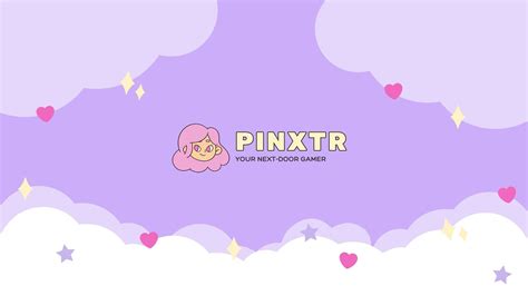 Purple And Pink Gamer Girl Youtube Banner Templates By Canva