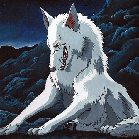 Princess Mononoke Wolf By Seyca On Deviantart