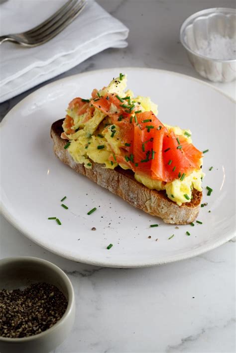 Eggs are the most perfect food. Scrambled Eggs With Smoked Salmon and Chives | Weekend ...