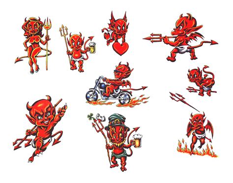 Love The Lil Devils Angel Devil Tattoo Demon Tattoo Angel And Devil