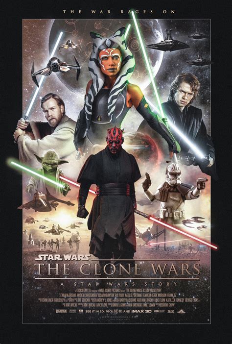 The Clone Wars A Star Wars Story Darkdesign Posterspy