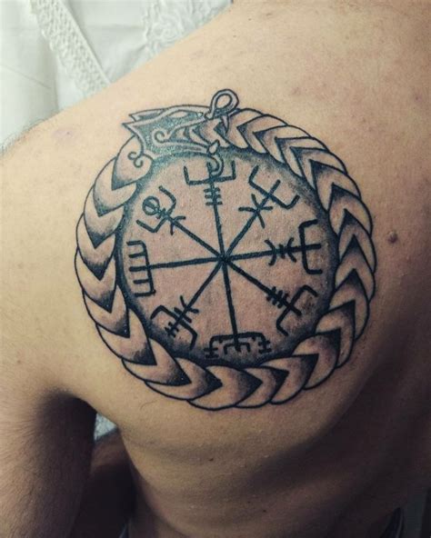 Vegvisir Con Jörmundgander Viking Tattoos Sweet Tattoos Tattoos
