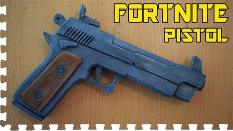 Fortnite Pistol Cosplay Prop Youtube