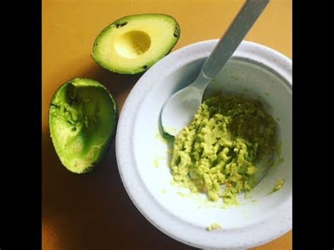 Add water as needed to reach desired consistency. Avocado - Baby food - YouTube