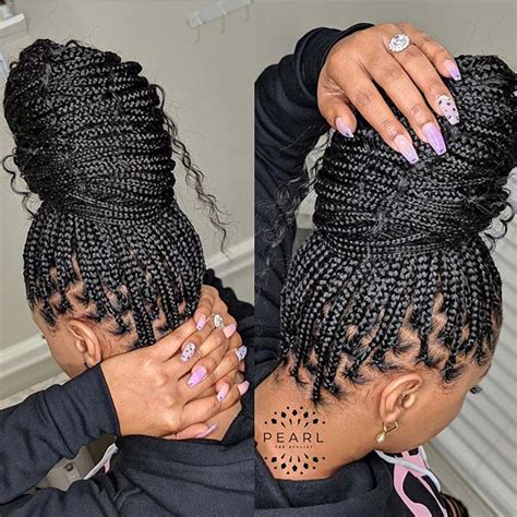 43 Pretty Small Box Braids Hairstyles To Try Page 3 Of 4 Stayglam