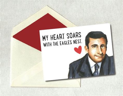 Greeting Card Valentines Day Card The Office Michael