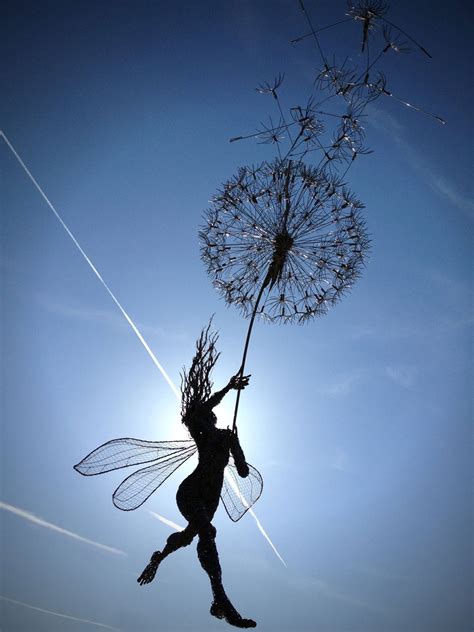 Spectacular Fairy Sculptures Made Of Wire By Robin Wight Demilked