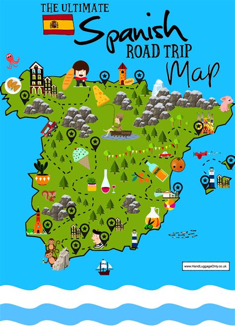 15 Beautiful Places To Visit In Spain Interactive Map Hand Luggage