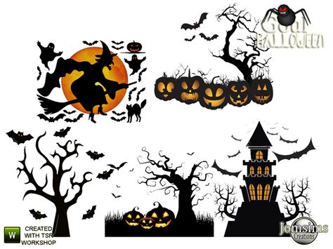 The Sims Resource Goul Halloween 2020 Wall Stickers