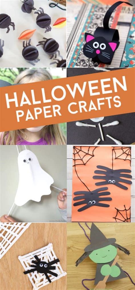 20 Easy Halloween Paper Crafts Kids Will Want To Make Twitchetts