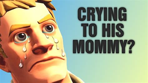 Hes Crying To His Mommy Fortnite Battle Royale Youtube