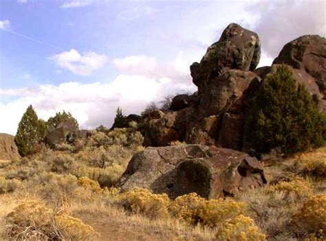 Massacre Rocks State Park On The Oregon Trail In Idaho