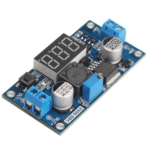 Lm 2596 3a Dc Dc Step Down Buck Converter Module With Display
