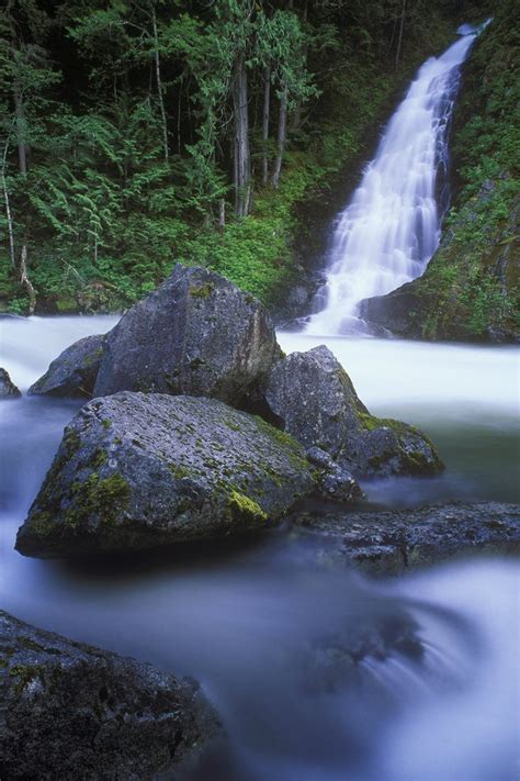 Waterfall Into Skagit River British Columbia Canada Posters And Prints