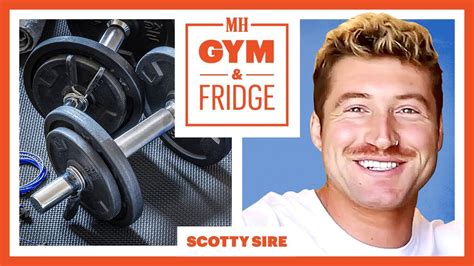 Scotty Sire Shows His Gym And Fridge Gym And Fridge Mens Health Youtube