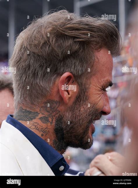 David Beckham Tattoos Hi Res Stock Photography And Images Alamy