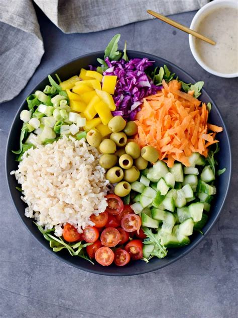Brown Rice Salad Recipe Easy Summer Salad Elavegan