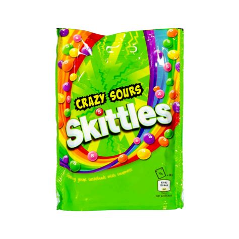 Skittles Crazy Sours Flavoured Candy 152g Shopifull