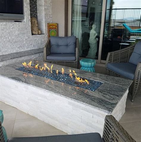 1 4 Pacific Blue Reflective Fire Glass Fire Glass Natural Gas Fire Pit Gas Firepit