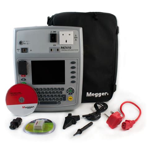 Portable appliance testing (pat, pat inspection or redundantly as pat testing) is the name of a process in the united kingdom, the republic of ireland, new zealand and australia by which electrical appliances are routinely checked for safety. Megger PAT410 Downloading Portable Appliance Tester - Megger PAT400 series