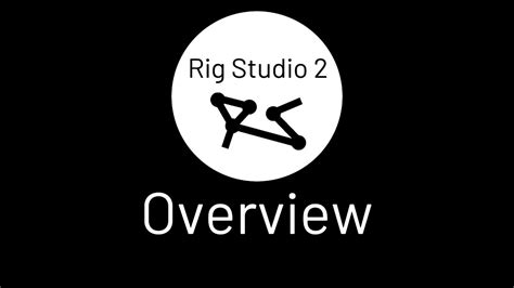 Rig Studio 2 Overview Youtube