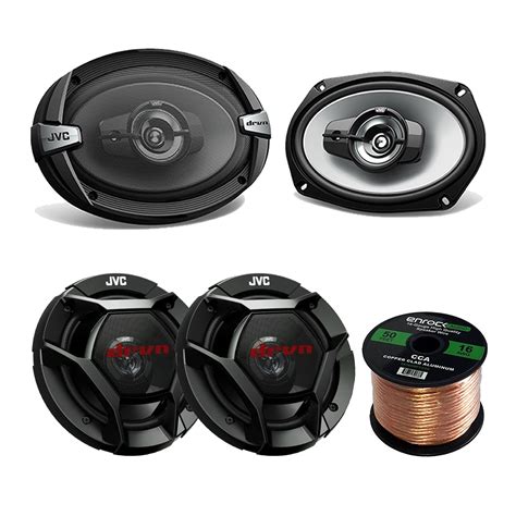 Car Speaker Package Of 2x Jvc Cs Dr6930 6x9 500 Watt 3 Way Vehicle
