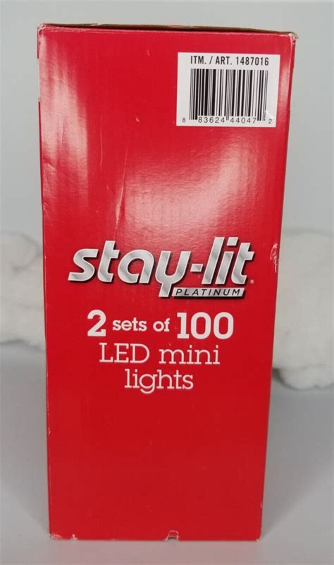 Sylvania Stay Lit Platinum Sets Of Led Mini Lights Pure White