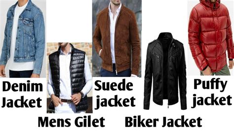 😍different Types Of Mens Jacket With Their Names And Imagesmens