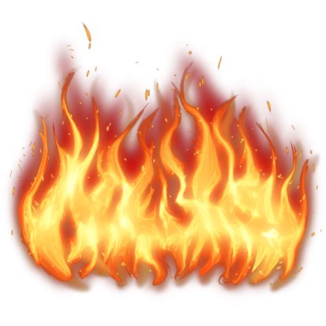Realistic Burning Fire Flames Burning Hot Sparks Realistic Fire Flame Fire Flames Effect