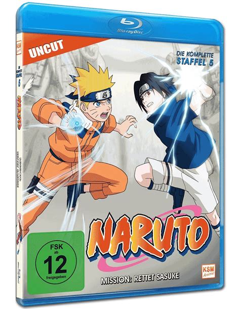 Naruto Staffel 5 Box Mission Rettet Sasuke Blu Ray Anime Blu Ray