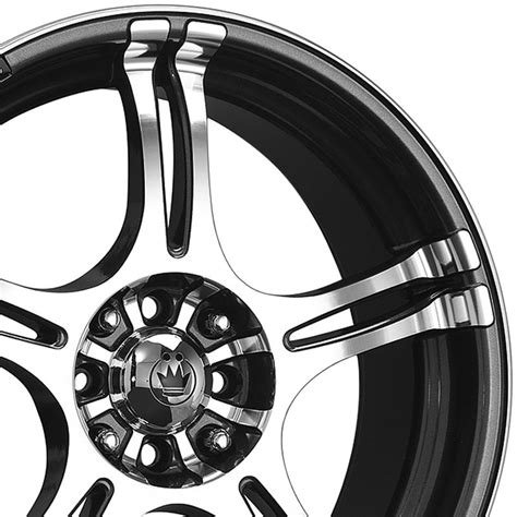 Konig Incident Wheels Graphite With Machined Face Rims 1n65d04406 H