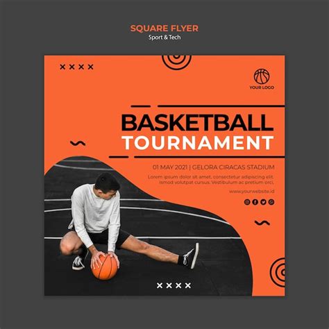 3 On 3 Basketball Tournament Flyer Template