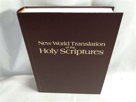 Bible Large New World Translation Of The Holy Scriptures With