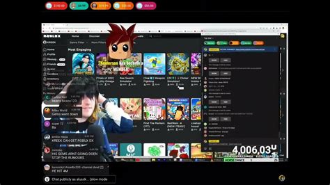 Kreekcraft Showing Off His Wigs Live Youtube