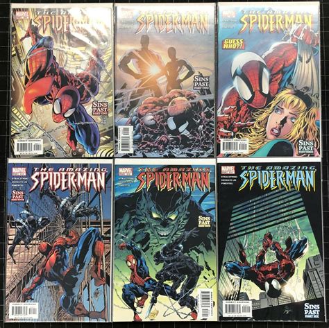 Amazing Spider Man 509 514 Vfnm Sins Past Complete 6 Issue Story By