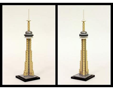 Lego Moc Cn Tower By Jkbrickworks Rebrickable Build With Lego