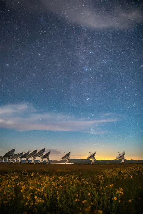 Vla Dishes Cassiopeia And Flowers National Radio Astronomy Observatory