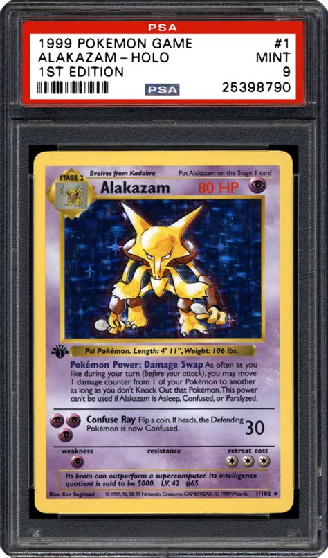 It affected a couple print runs. How Much Are 1st Edition Holographic Pokémon Cards Worth? - PSA Blog