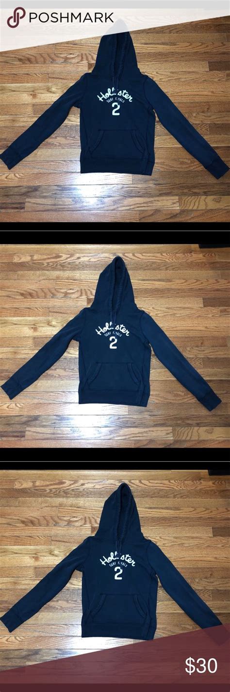 Hollister Surf Finals 2 Hoodie Size Small Navy Hoodies Sweater