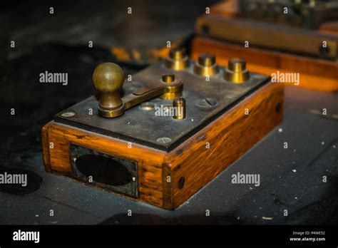 Old Russian Telegraph Of The Second World War Stock Photo Alamy