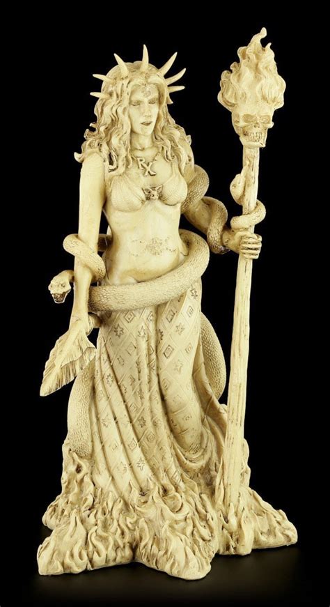 Hecate White Statue Goddess Hecate Goddess Hera Hecate Etsy