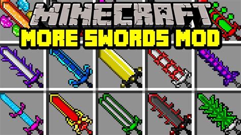 Minecraft More Swords Mod Craft Swords With Unlimited Abilities