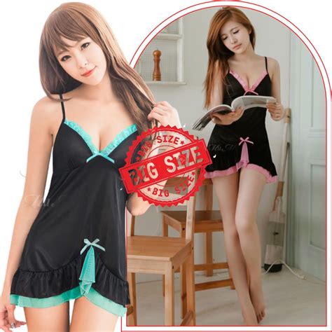 Jual Lingerie Sexy Big Size Jumbo S M L Xl Xxl Xxxl Pakaian Tidur